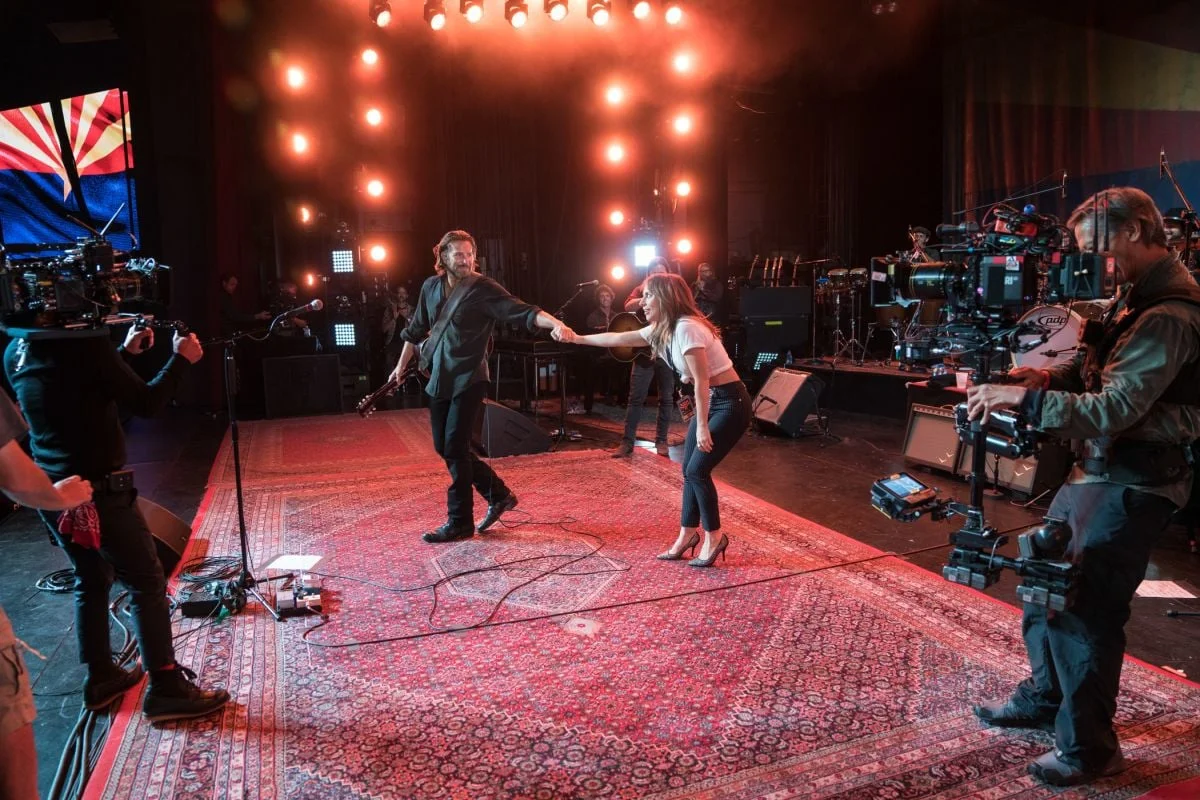 明星电影拍摄现场